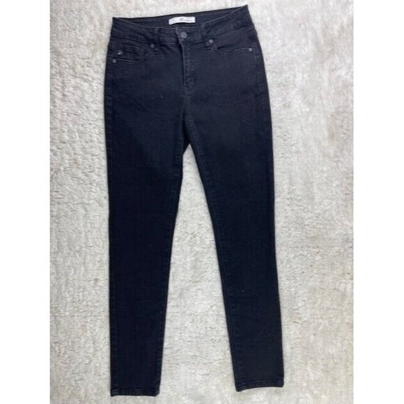 Kancan Size 27 Womens Jeans Black Skinny Ankle Stretch Mid Rise - Picture 1 of 3